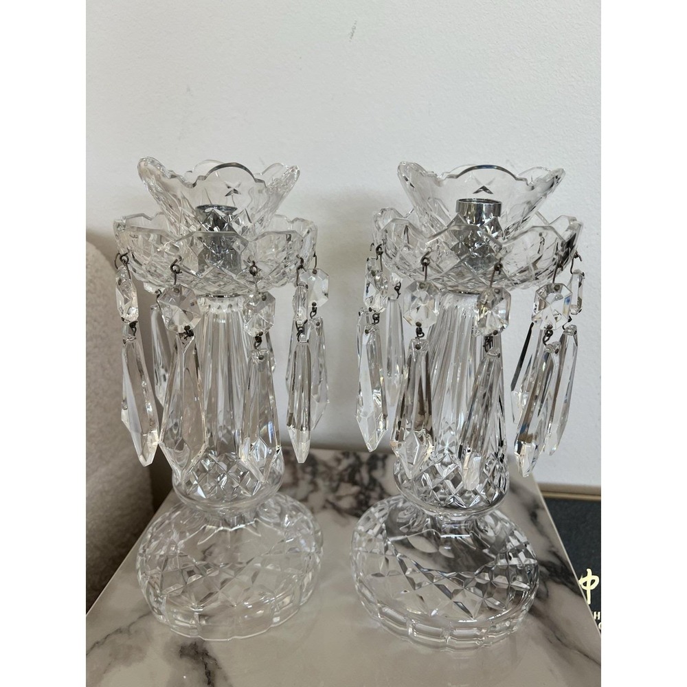 Prestige Collection WATERFORD CRYSTAL CANDELABRA CANDLE HOLDER Discontinued